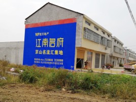 当涂农村墙体广告在不同形式上面展现的不同特色