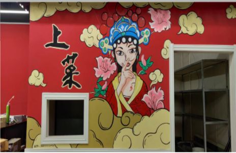 当涂墙体彩绘的发展和应用