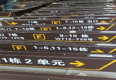 当涂广告标识中，常见的几种安装方式。