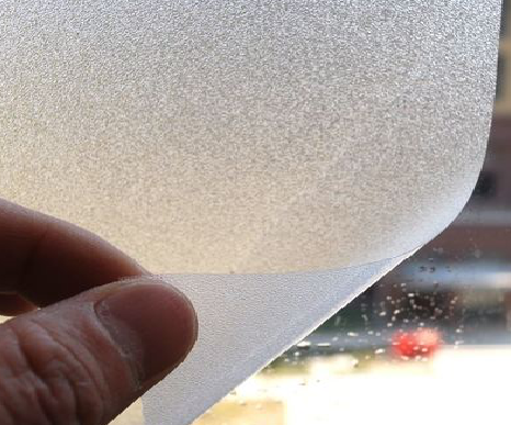 当涂玻璃门外面粘广告用什么材料好？