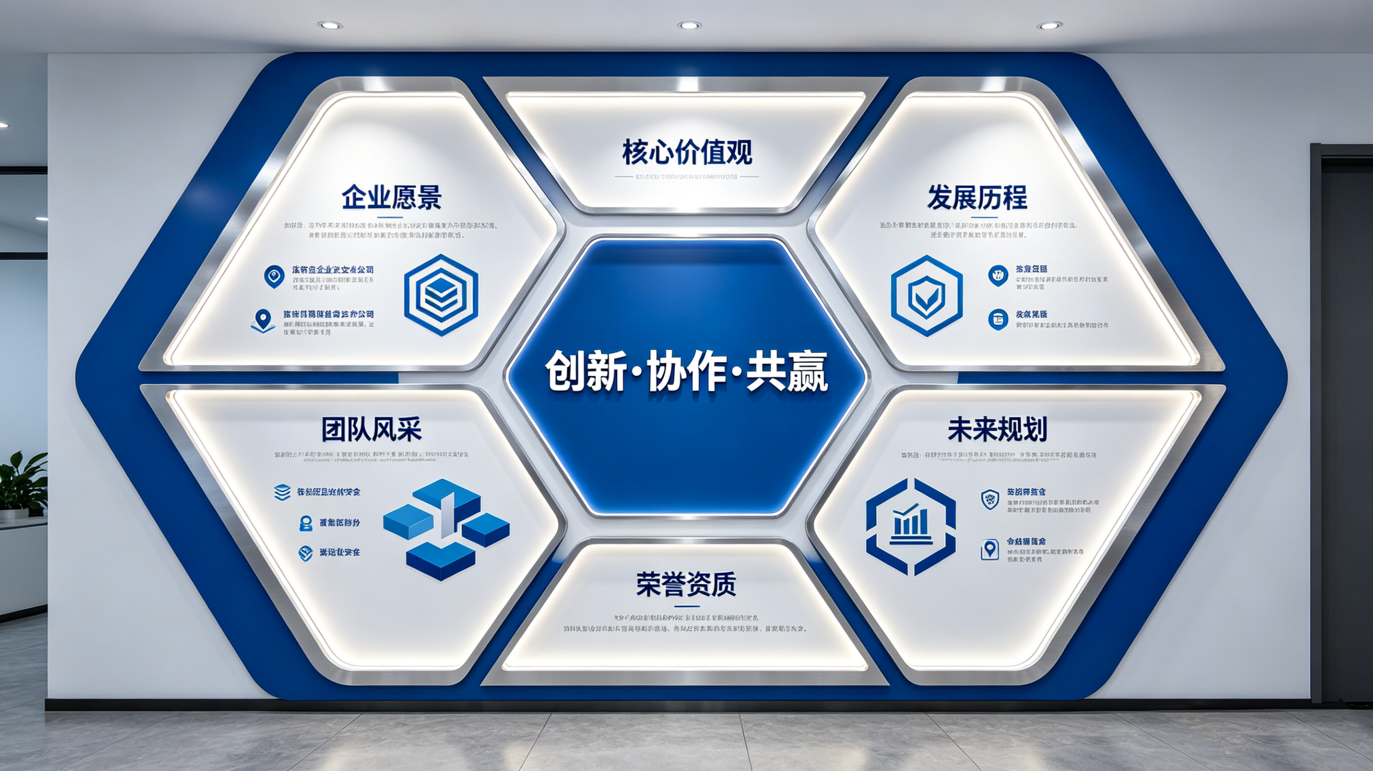 当涂企业文化墙六边形避坑指南（新手常犯5个错误）